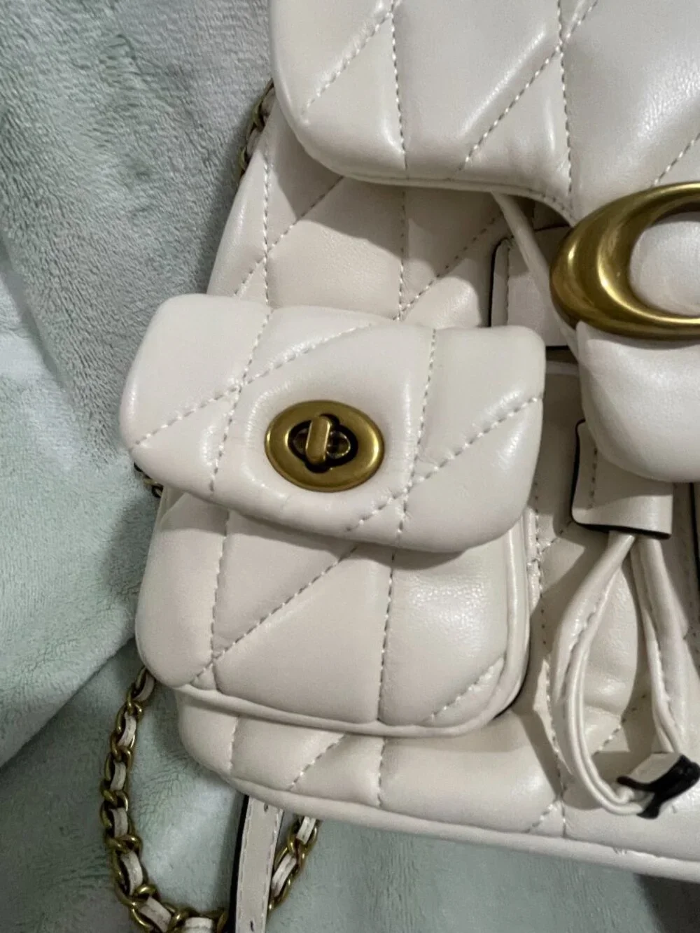 Coach Quilted Backpack